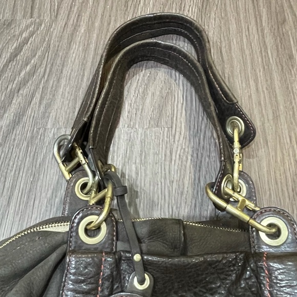 Brown Kipling ShoulderBag w golden hardware - Picture 5 of 9